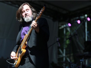 Northern Pikes' Jay Semko performs during Rock the River at the Bessborough Gardens in Saskatoon, August 21, 2016.