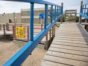 The average age of Saskatoon's play structures is 13 years.