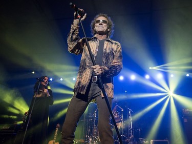 Starship, featuring Mickey Thomas, performs during Rock the River at the Bessborough Gardens in Saskatoon, August 19, 2016.