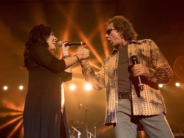 Starship, featuring Mickey Thomas, performs during Rock the River at the Bessborough Gardens in Saskatoon, August 19, 2016.