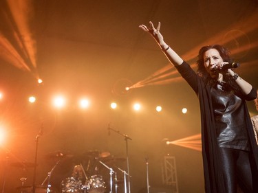 Starship, featuring Mickey Thomas, performs during Rock the River at the Bessborough Gardens in Saskatoon, August 19, 2016.