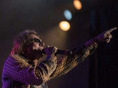 Starship, featuring Mickey Thomas, performs during Rock the River at the Bessborough Gardens in Saskatoon, August 19, 2016.