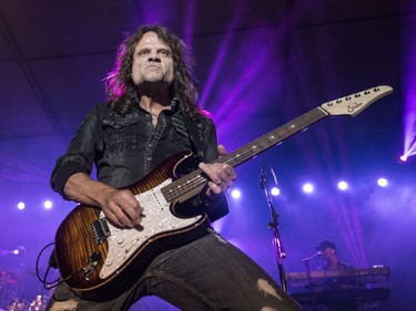 Starship, featuring Mickey Thomas, performs during Rock the River at the Bessborough Gardens in Saskatoon, August 19, 2016.