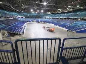 The calm before the storm of multiple Garth Brooks concerts at SaskTel Centre on Tuesday June 7, 2016.