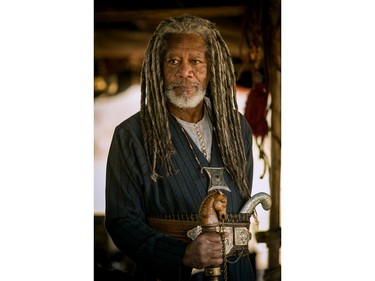 Morgan Freeman stars as Ilderim in "Ben-Hur."