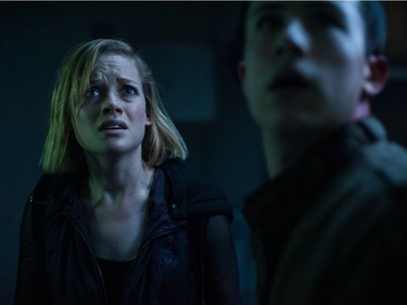 Jane Levy and Dylan Minnette star in "Don't Breathe."