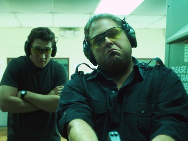 Miles Teller (L) and Jonah Hill star in "War Dogs."