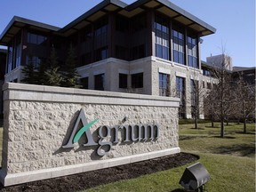 Agrium's headquarters is pictured in Calgary