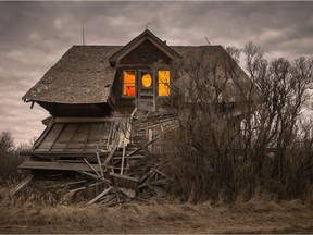 An abandoned farmhouse featured on Chris Attrell's Forgotten Saskatchewan Facebook page.