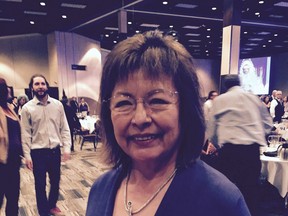 Delia Opekokew received the lifetime achievement award at the FSIN's Strength of Our Women awards gala September 8 in Saskatoon.