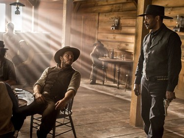 Denzel Washington and Chris Pratt star in "The Magnificent Seven."