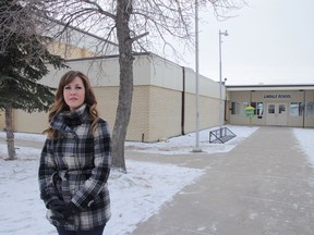 Dusti Hennenfent, a mother of two students at Lindale elementary school in Moose Jaw, is seeking a change in provincial legislation that would stop prayers from taking place in public schools