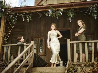 L-R: Judy Davis, Sarah Snook and Kate Winslet star in Jocelyn Moorhouse's "The Dressmaker."