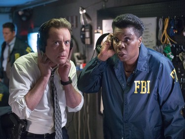 Jon Daly and Leslie Jones star in Relativity Media's "Masterminds."