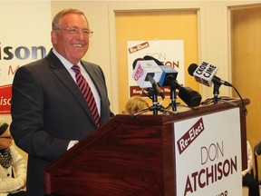Mayor Don Atchison officially announced on Sept. 14, 2016 that he was seeking reelection