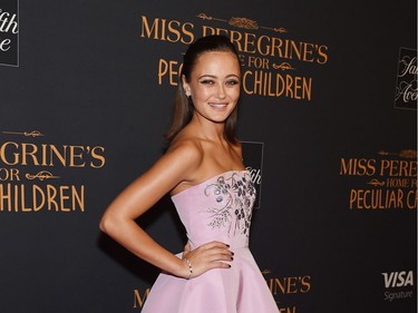 Ella Purnell attends the "Miss Peregrine's Home for Peculiar Children" premiere at Saks Fifth Avenue on September 26, 2016 in New York City.