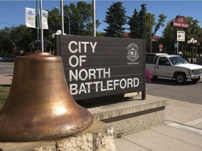 North Battleford City Hall can be seen on 101 St. in downtown North Battleford, August 2, 2013.
