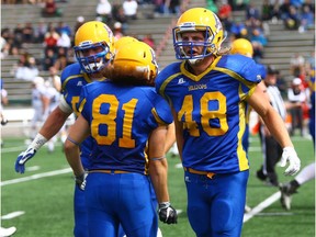 The Saskatoon Hilltops improved to 4-1 on the season with a 20-18 win over the rival Regina Thunder. (File Photo by GordWaldner/Saskatoon StarPhoenix)