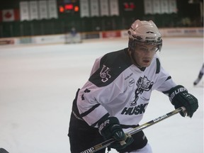 Forward Josh Roach has become a key member of the University of Saskatchewan Huskies men's hockey team.