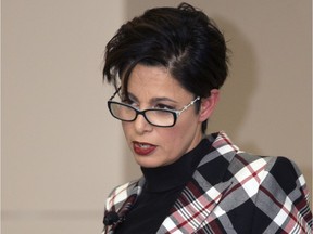 Toronto lawyer Marie Henein lecturing at the University of Saskatchewan as part of the McKercher Lecture Series Tuesday, September 13, 2016.