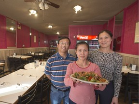 Dung Nguyen, his wife Ngoc Tran and sister Que Vu inside Restaurant 224 on 3rd Avenue South, which they took over earlier this month.