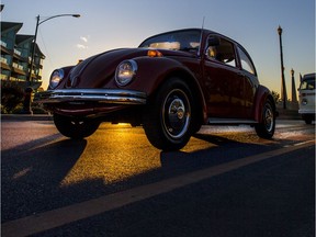 Members of a local Saskatoon VW group had a  'slow roll' or the victim in the crash on Circle Drive last week who was a Bug enthusiast.