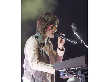 Tegan and Sara perform the first show of the band's Love You To Death North American tour at TCU Place in Saskatoon on Sept. 9.