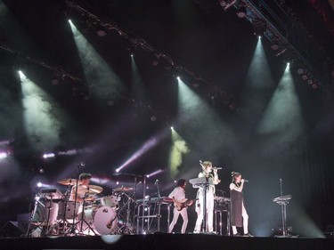 Tegan and Sara perform the first show of the band's Love You To Death North American tour at TCU Place in Saskatoon on Sept. 9.