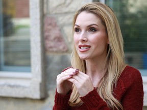 SASKATOON, SK - September 21, 2016 -   Tara Conner, Miss USA 2006, shares insights from her journey to sobriety at the Addiction Resource Fair on the U of S campus on September 21, 2016. (Michelle Berg / The StarPhoenix)