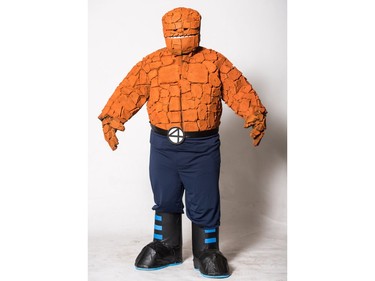 Chris Pugh as The Thing from Fantastic 4 poses for a photograph during the Saskatoon Comic and Entertainment Expo at Prairieland Park in Saskatoon, September 17, 2016.