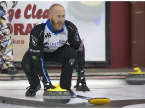 Brad Jacobs downed Norway's Thomas Ulsrud in the World Curling Tour's College Clean Restoration Curling Classic final Monday at the Nutana Curling Club. (GREG PENDER/STAR PHOENIX)