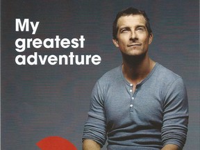 The official poster being put up on billboards around the world featuring survivalist and adventurer Bear Grylls who is lending his image and his brand to the Global Alpha Campaign. Submitted photo