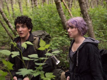 Wes Robinson and Valorie Curry star in "Blair Witch."