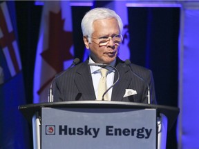 Husky Energy Inc. president and CEO Asim Ghosh. The company said Thursday it has spent about $90 million on its July pipeline spill.