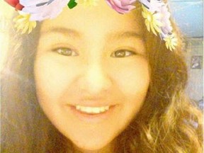 Ariana Mercedes Roberts, 12, took her own life on Oct. 7, 2016. She was one of three youths in the communities of Stanley Mission and La Ronge who took their own lives in a period of just four days ahead of the Thanksgiving long-weekend. Family members are remembering the youth as a happy person, who loved life, the outdoors and cherished the time she spent with her family.