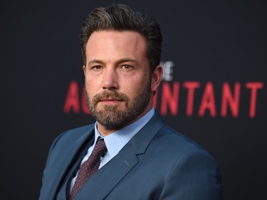 Ben Affleck arrives at the world premiere of "The Accountant" at the TCL Chinese Theatre on October 10, 2016 in Los Angeles, California.