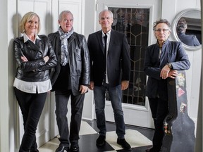 Cindy Church (left), Murray McLauchlan, Ian Thomas and Marc Jordan have a new album in the works. Katherine Holland photo