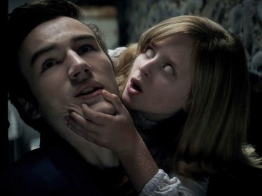 Parker Mack as Mikey and Lulu WIlson as Doris in "Ouija: Origin of Evil."