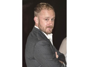 Ben Foster arrives at the premiere of "Inferno" at the opera house in Florence, Italy, October 8, 2016.