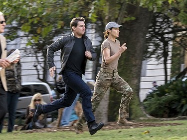 Tom Cruise and Cobie Smulders star in "Jack Reacher: Never Go Back."