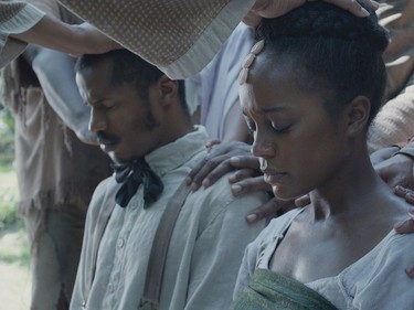 Nate Parker and Aja Naomi King star in "The Birth of a Nation."