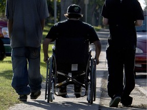 People who use wheelchairs and walkers face accessibility issues in Saskatoon.