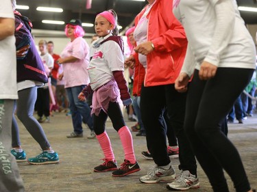 Participants walk and run at Canadian Breast Cancer Foundation's CIBC Run for the Cure at Prairieland Park in Saskatoon on October 2, 2016.