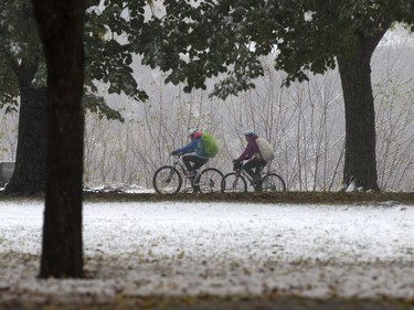 Saskatoon is expected to see periods of light snow throughout the day on Monday.