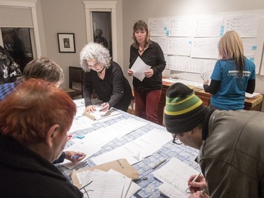 There were 75 volunteers working for mayoral candidate Charlie Clark in a house in Saskatoon, October 26, 2016.