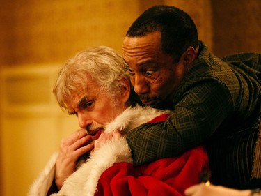 Billy Bob Thornton (L) and Tony Cox star in "Bad Santa 2."