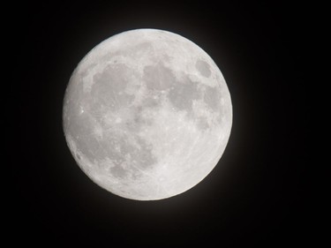 The biggest supermoon for 70 years as seen from West Drayton Middlesex, UK, November 13, 2016.