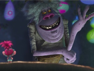 A scene from "Trolls."