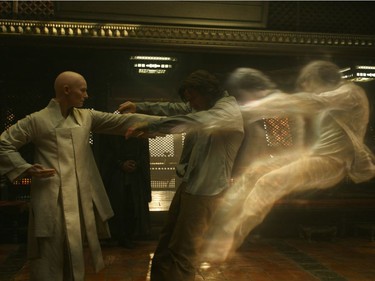 Tilda Swinton and Benedict Cumberbatch star in Marvel's "Doctor Strange."