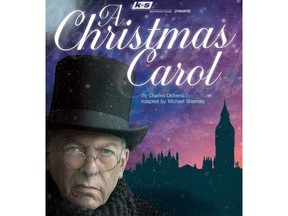 Kent Allen plays Scrooge in Persephone Theatre's A Christmas Carol